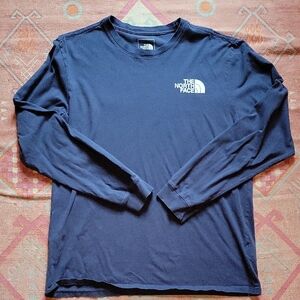 The North Face Blue Long Sleeve Tee